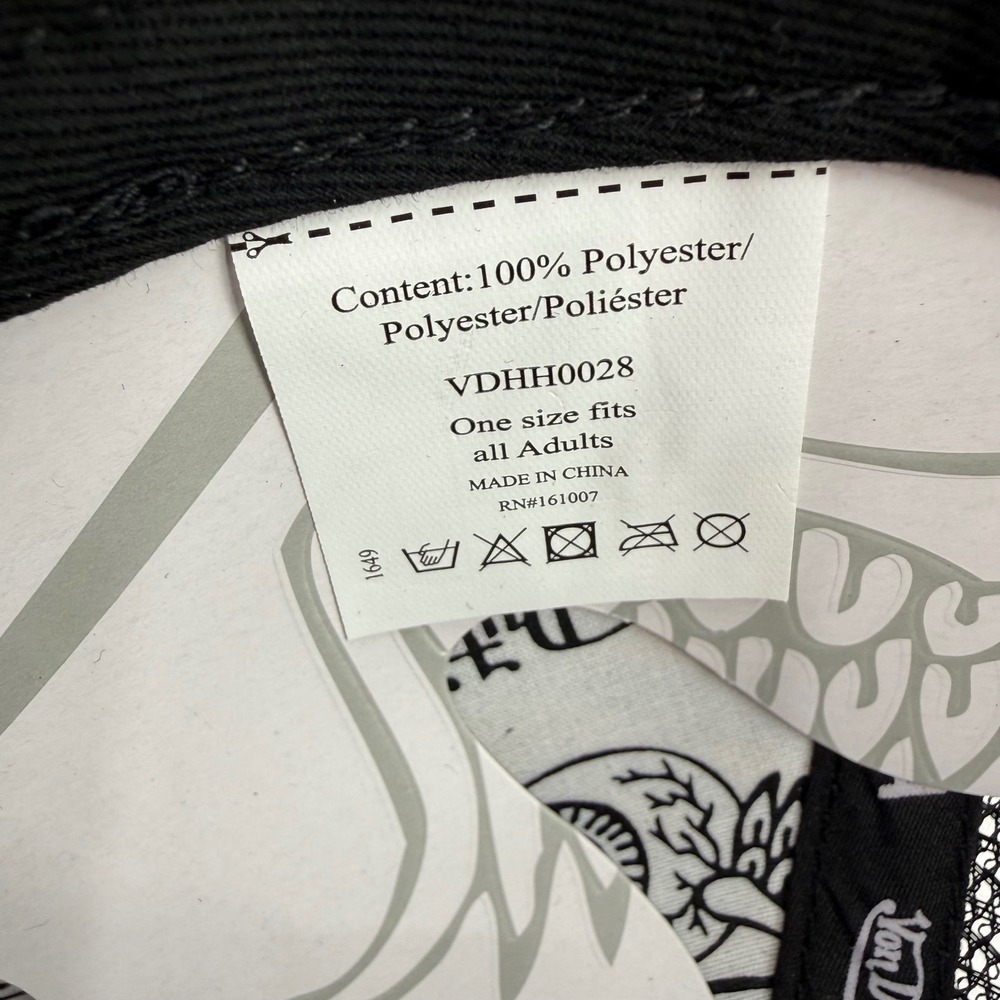 VON DUTCH NEW One Size Trucker Hat Brown Tiger Print Faux Fur Y2K VDHH0028 - Picture 8 of 13